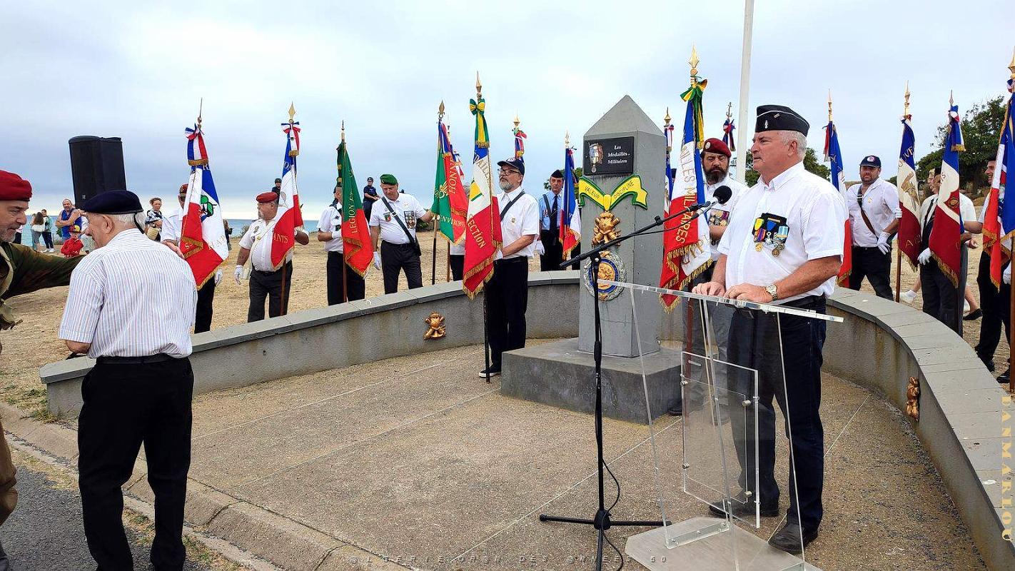 1 Cap Agde - 15 Aout 2023 -  Stele Medailles Militaires - Anniversaire 60 ans (21).jpg